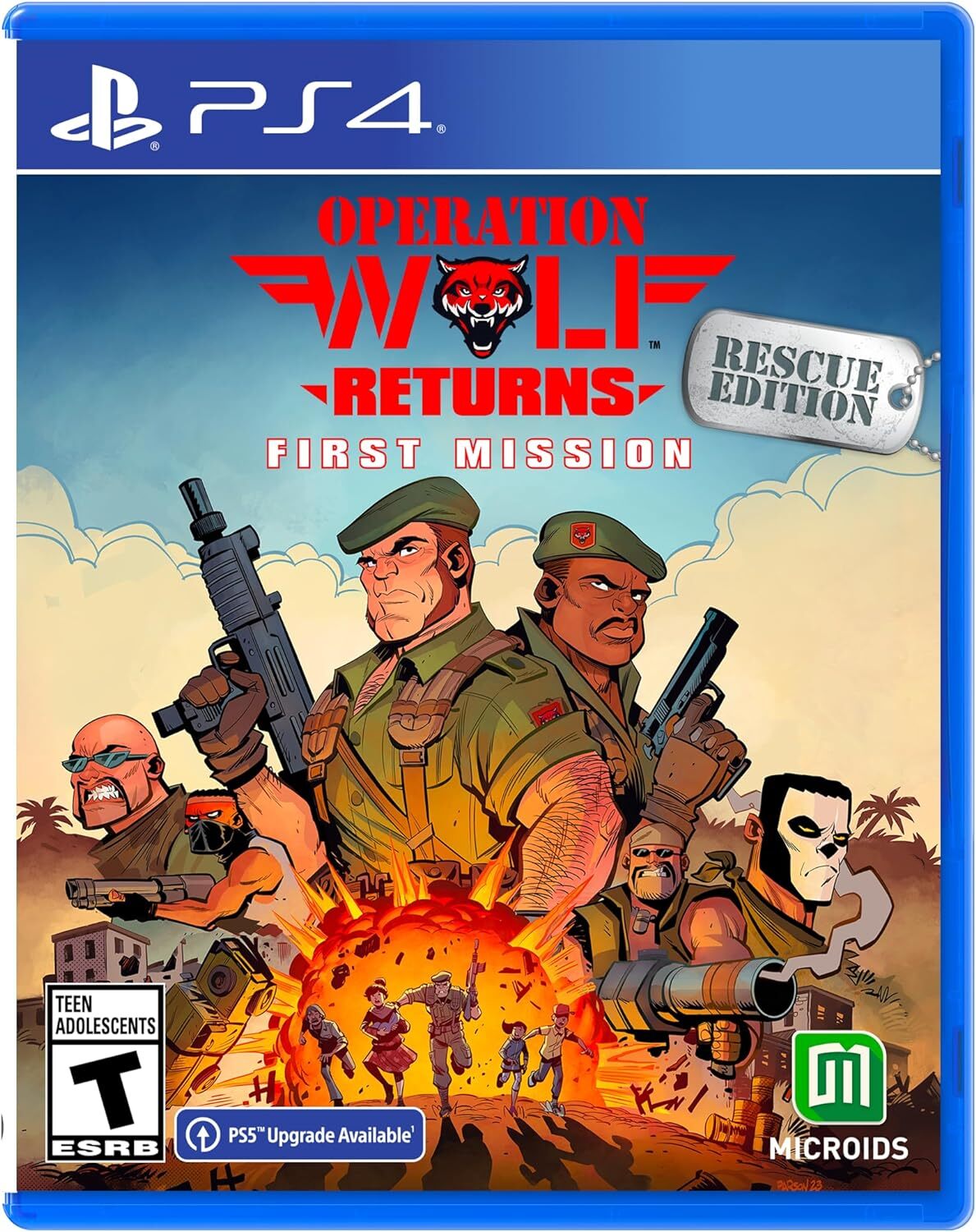 Игра Operation Wolf Returns: First Mission (PlayStation 4, полностью на иностранном языке)