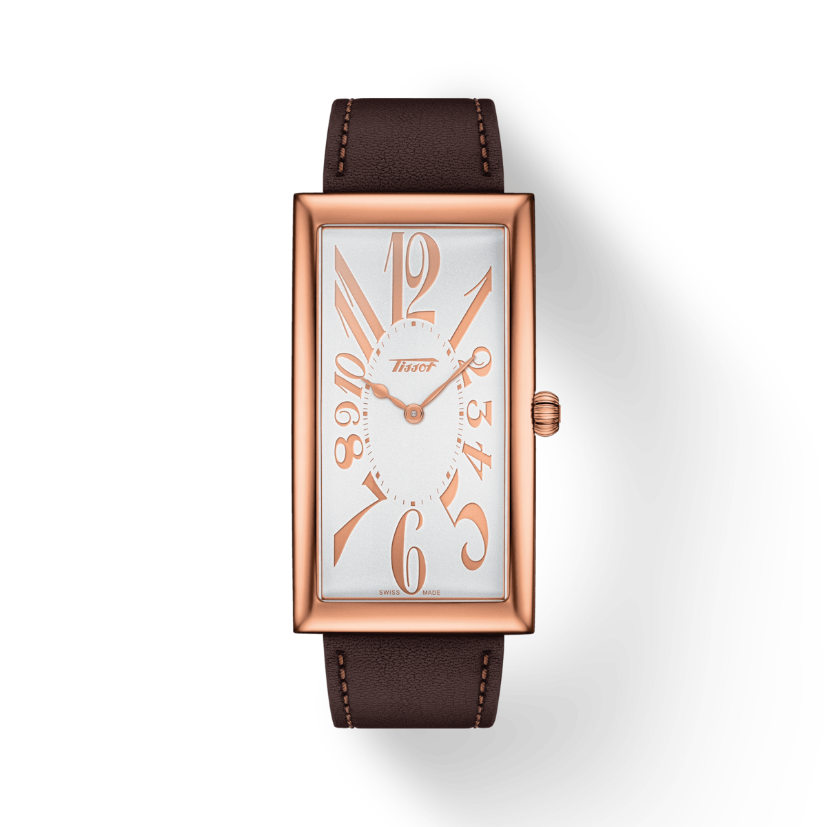 Наручные часы женские Tissot HERITAGE BANANA CENTENARY EDITION коричневые