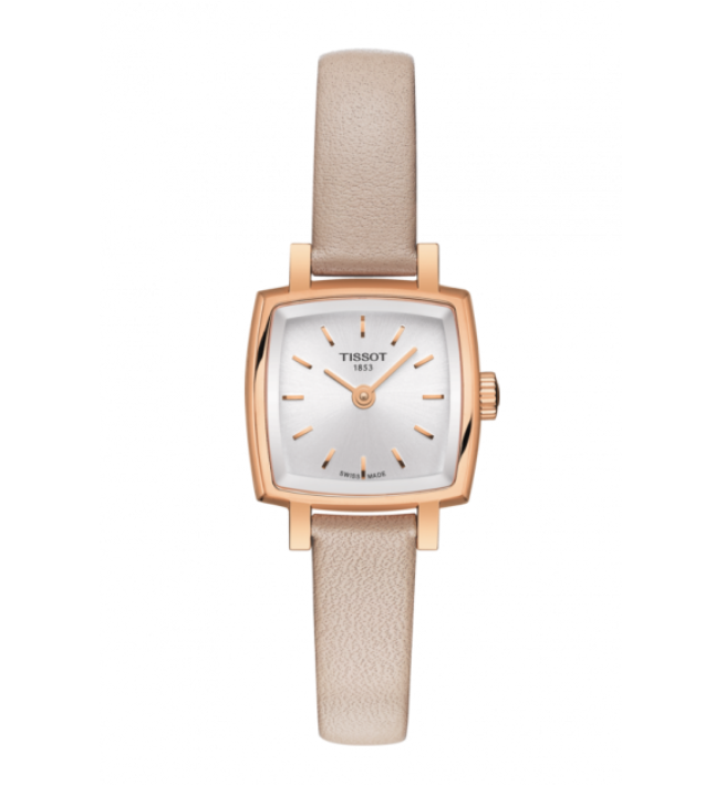 Наручные часы женские Tissot LOVELY SQUARE бежевые