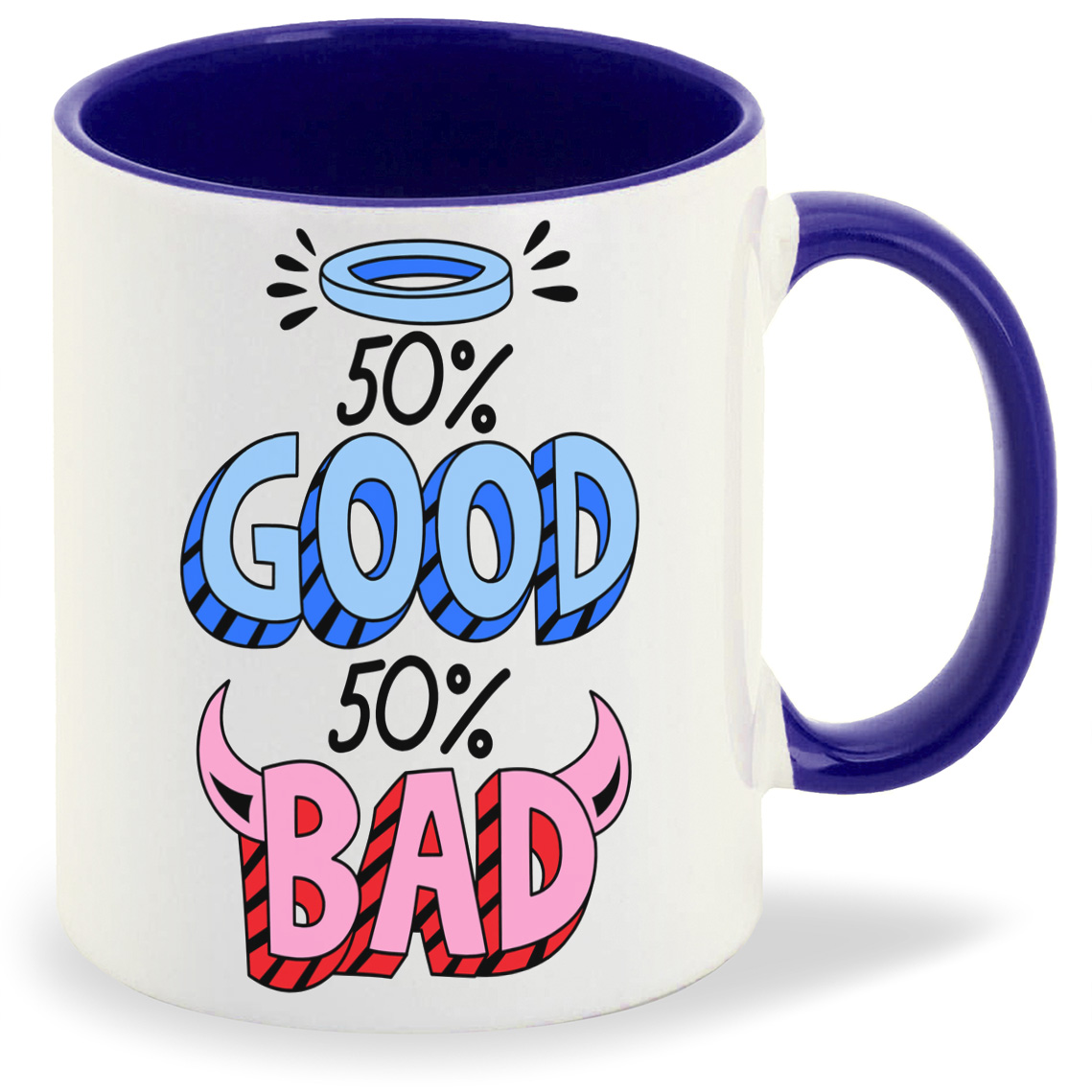 

Кружка CoolPodarok 50 Good 50 Bad, 50 Good 50 Bad