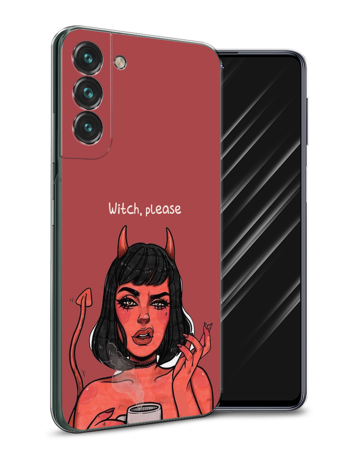 

Чехол Awog на Samsung Galaxy S22 + / Самсунг S22 + "Evil Girl", Красный;черный, 2103950-6