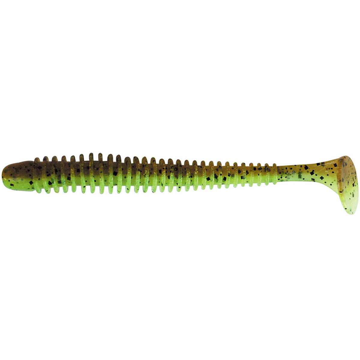 

Силиконовая приманка Keitech Swing Impact 2.5" #401T Green Pumpkin Chartreuse, Разноцветный, Swing Impact 2.5"