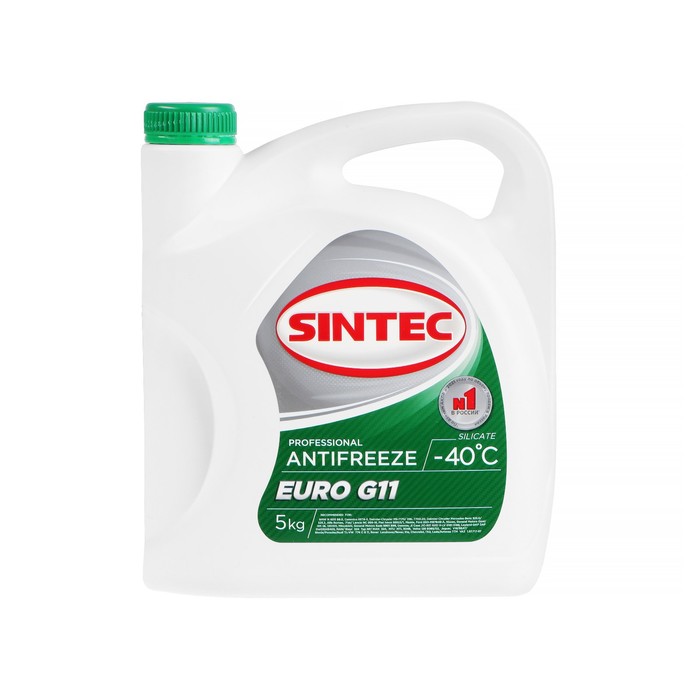 

Антифриз Sintec Euro, зеленый G-11, 5 кг