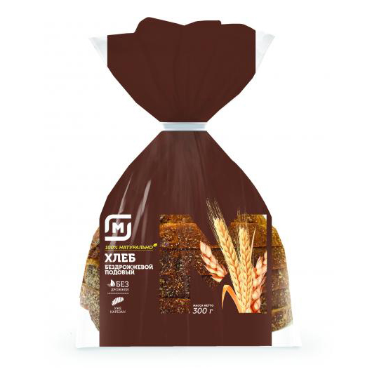 Хлеб Магнит Бездрожжевой пшенично-ржаной нарезка 300 г