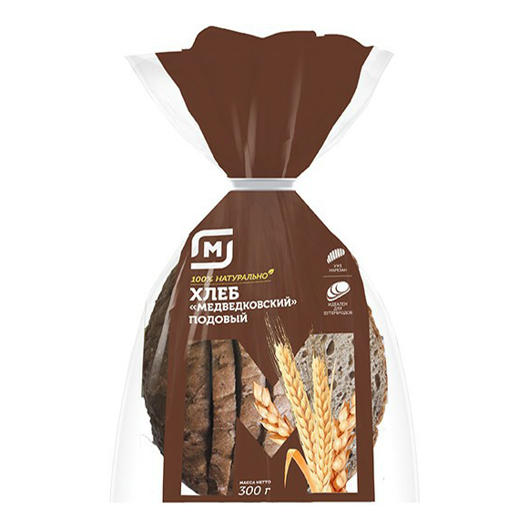 Хлеб Магнит Медведковский ржано-пшеничный нарезка 300 г