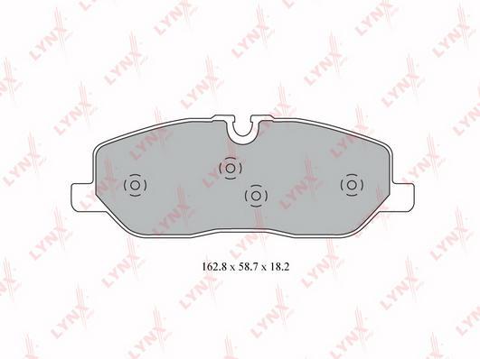 

Тормозные колодки LYNXauto дисковые bd5003