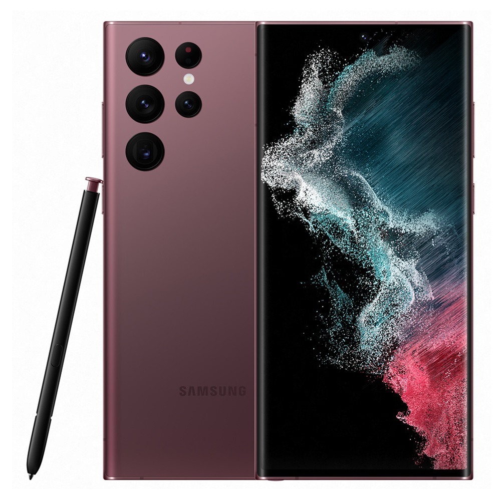 Смартфон Samsung S22 Ultra 12/256GB Бургунди (SM-S908O)