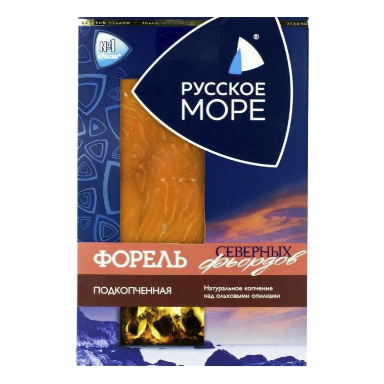 Форель Русское море подкопченная филе кусок 120 г