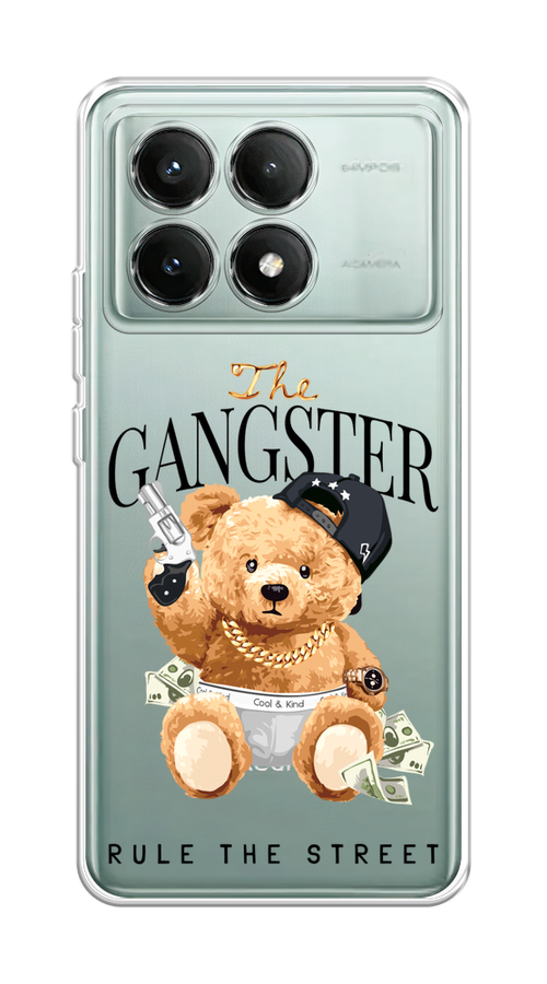 Чехол на Poco X6 PRO 5G "The Gangster" 320950-1 бежевый,  серый,  черный