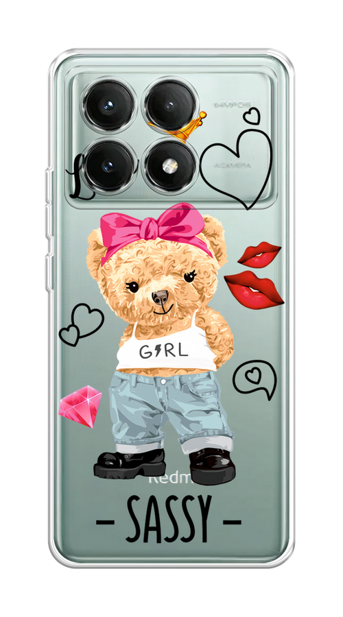 

Чехол на Poco X6 PRO 5G "Sugar Mommy", Голубой;белый;розовый, 320950-1