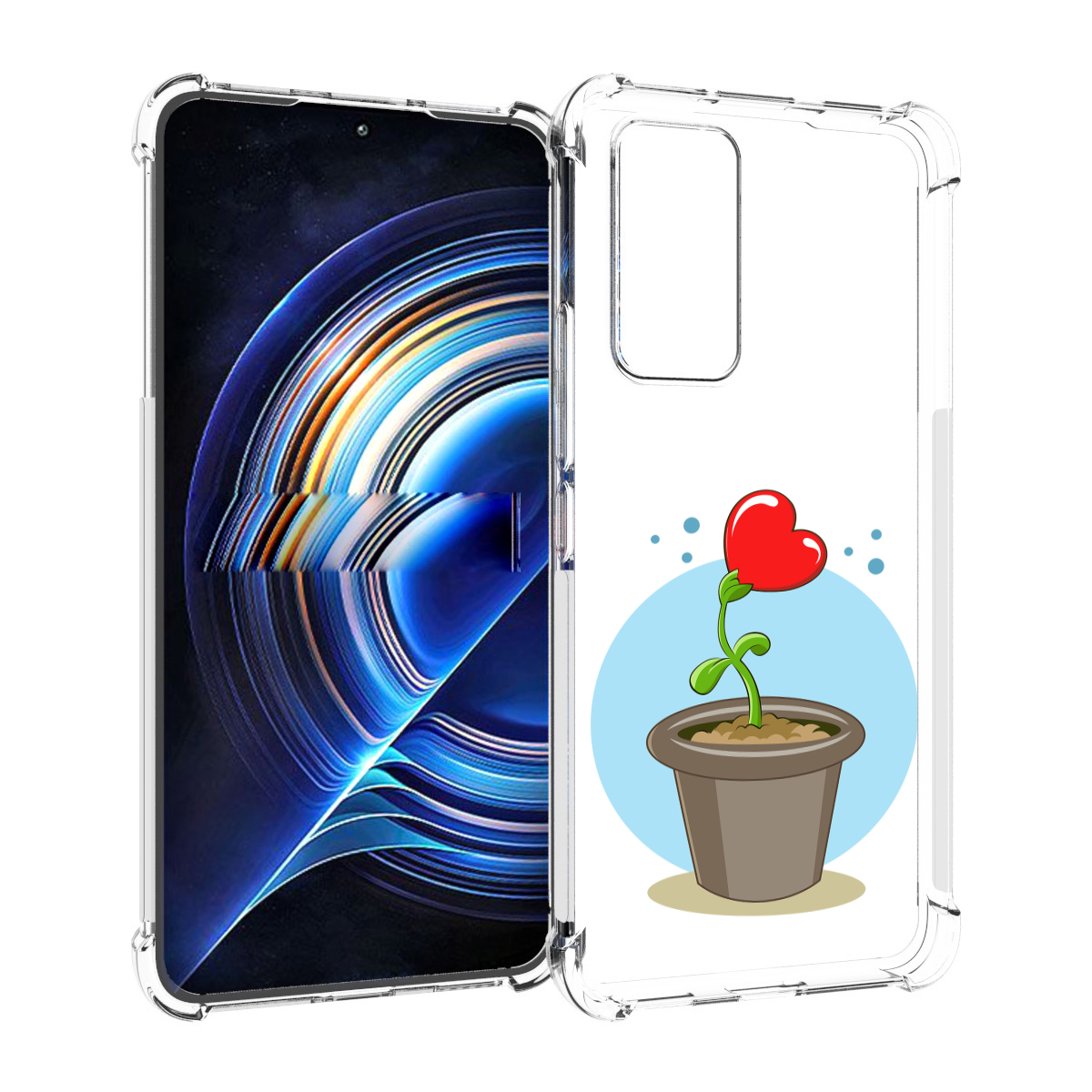 

Чехол MyPads Растение любви 14 февраля для Tecno Camon 19 Neo, Прозрачный, Tocco
