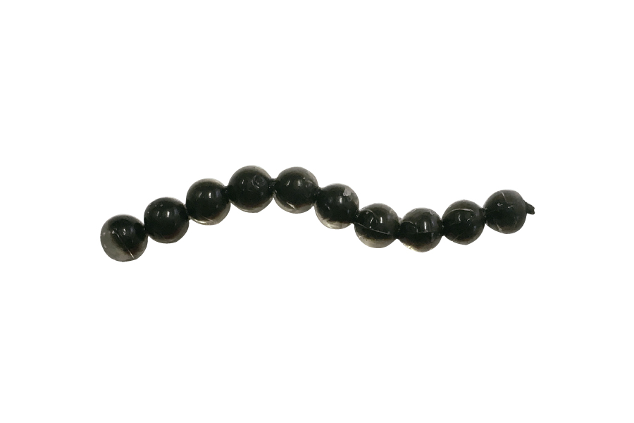 фото Приманка мягкая nikko dappy super scent balls 7mm #co1 black clear