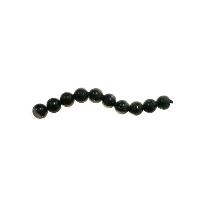 Приманка мягкая NIKKO Dappy Super Scent Balls 7mm #CO1 Black Clear