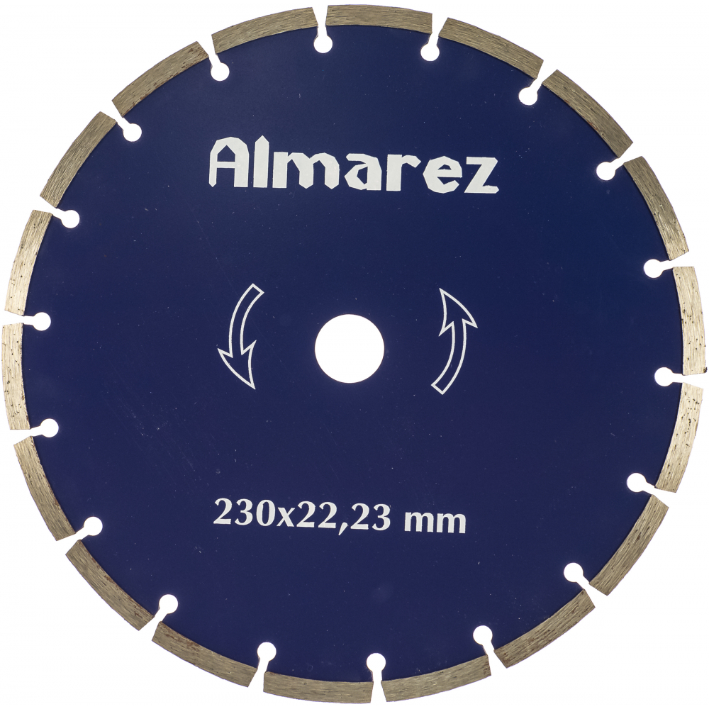 Almarez Диск отрезной алмазный сухой рез 230х22,23мм Кирпич/блок 304230