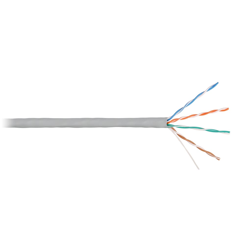 NIKOMAX Кабель U/UTP 4 пары, Кат.5e, одножильный, NKL 4100C-GY одножильный медный кабель nikomax
