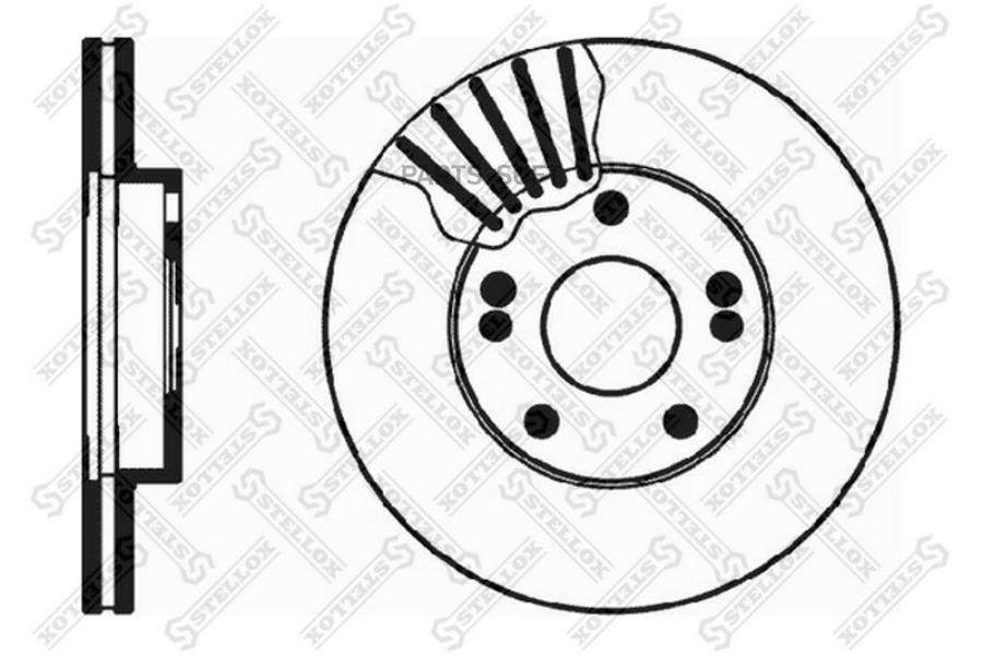 

STELLOX 60203912VSX 6020-3912V-SX диск тормозной Renault Laguna/Safrane 2.0/2.5TD 92-96