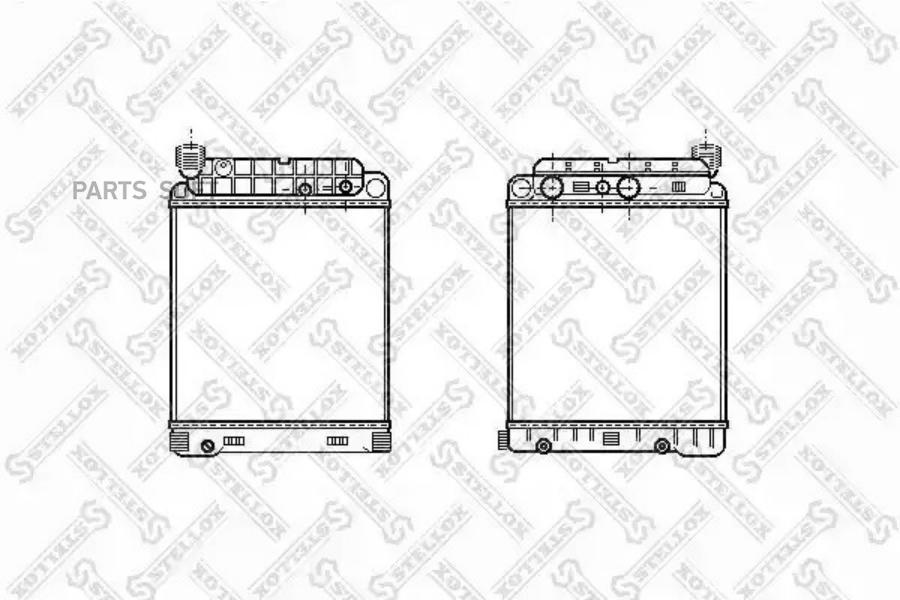 

STELLOX 8103351SX 81-03351-SX радиатор охлаждения алюминий/пластик 815x670x42