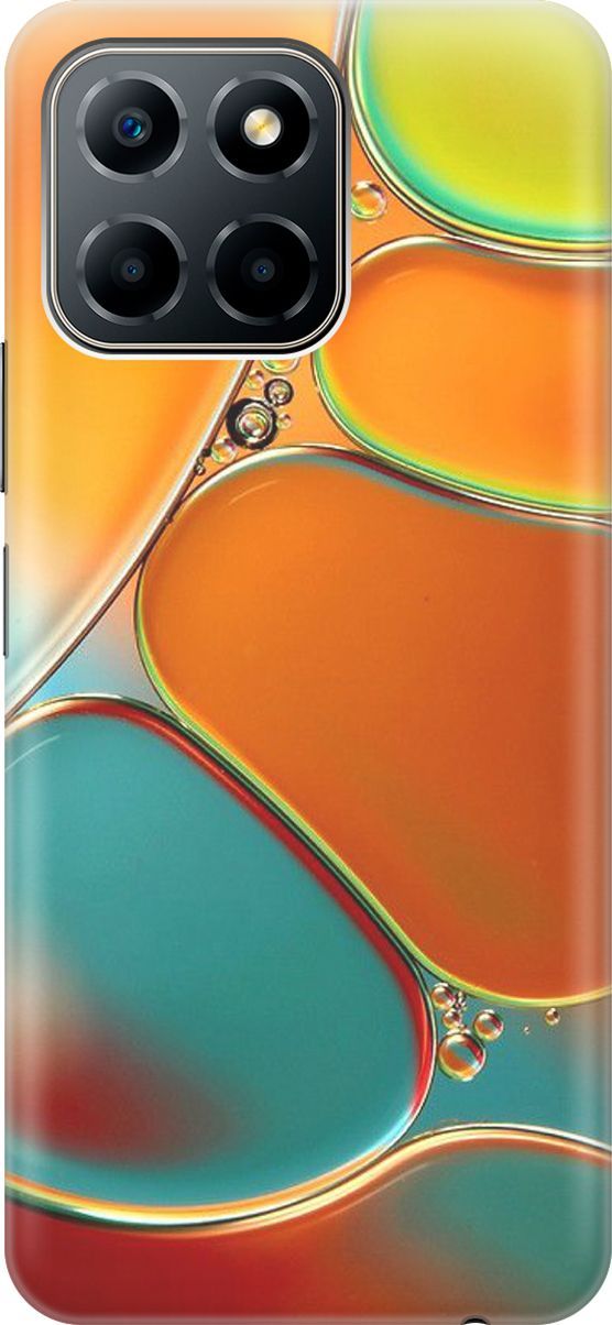 

Силиконовый чехол на Honor X6/X8 5G с принтом "Разноцветные пузырьки", Голубой;оранжевый, 158160