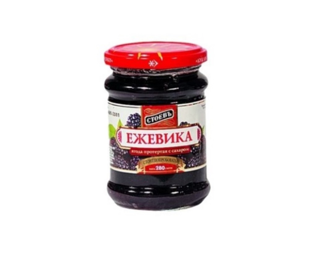 

Ягода протертая Стоевъ Ежевика с сахаром 570 г