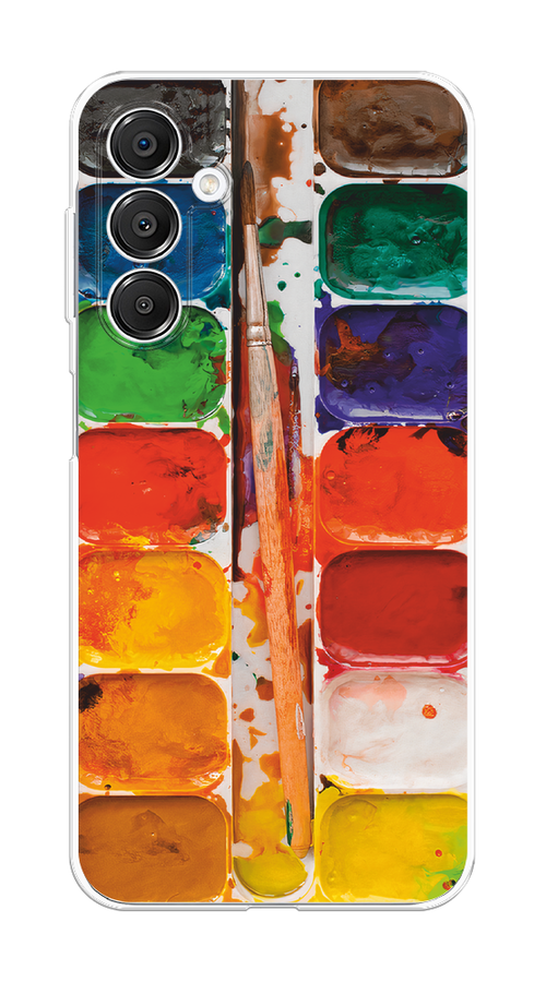 

Чехол на Samsung Galaxy A16 Акварель, Красный;желтый;синий, 2110250-1