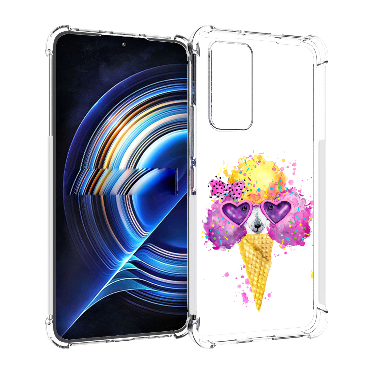 

Чехол MyPads Рожок для Tecno Camon 19 Neo, Прозрачный, Tocco