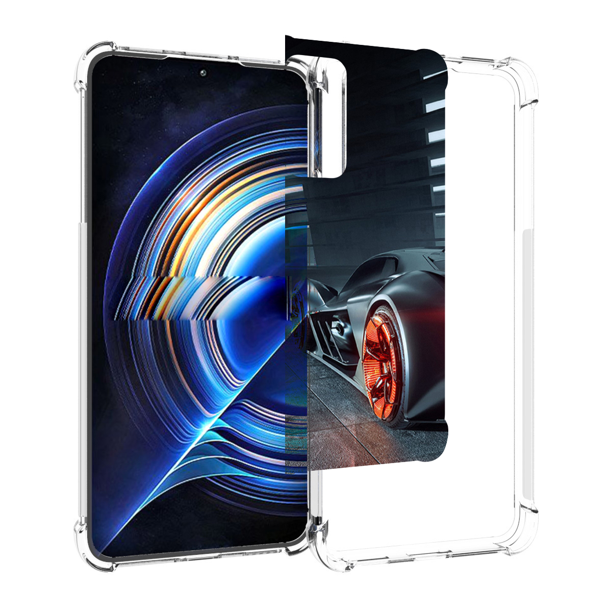 

Чехол MyPads Ночной-город мужской для Tecno Camon 19 Neo, Прозрачный, Tocco