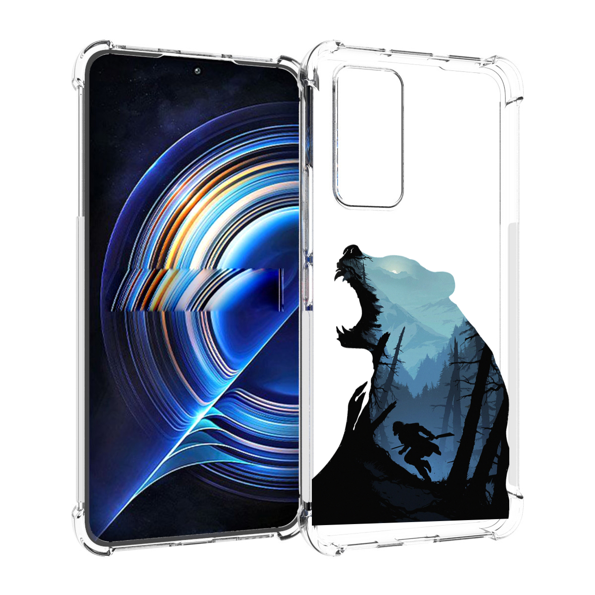 

Чехол MyPads Ночной-медведь для Tecno Camon 19 Neo, Прозрачный, Tocco