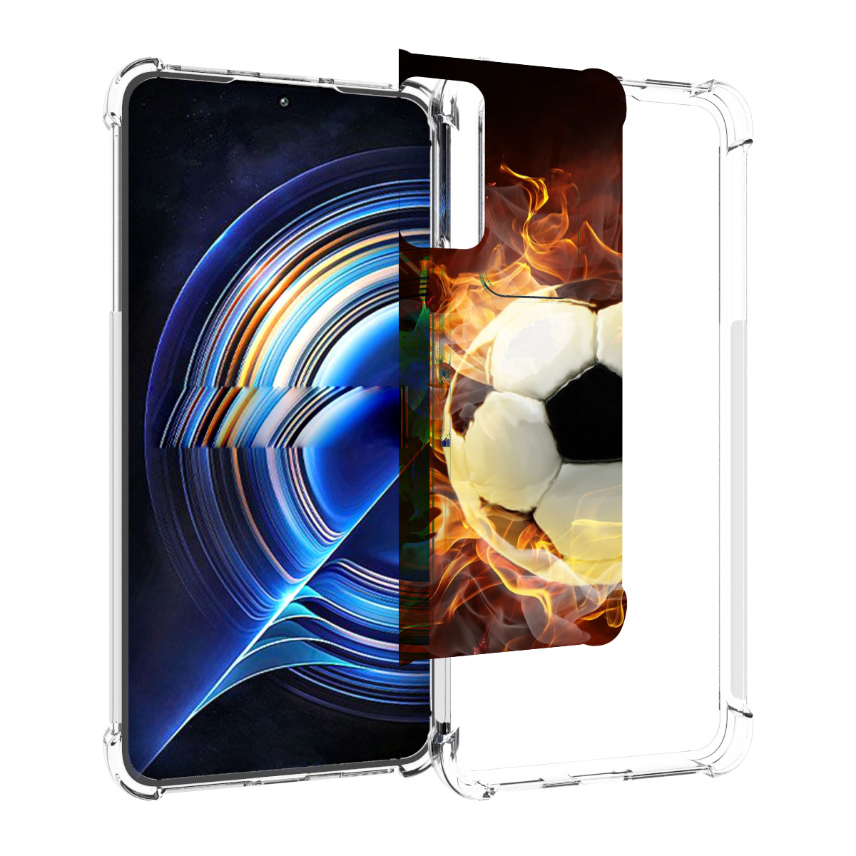

Чехол MyPads Огненный-мяч для Tecno Camon 19 Neo, Прозрачный, Tocco