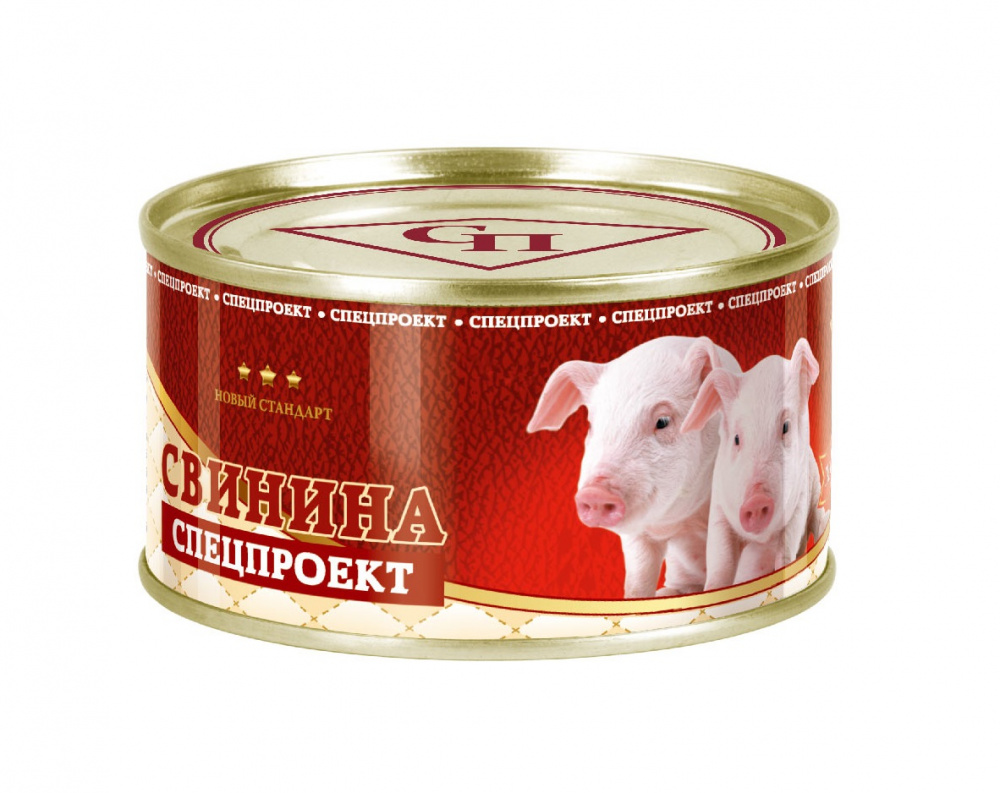 

Свинина тушеная Спецпроект высший сорт 325 г