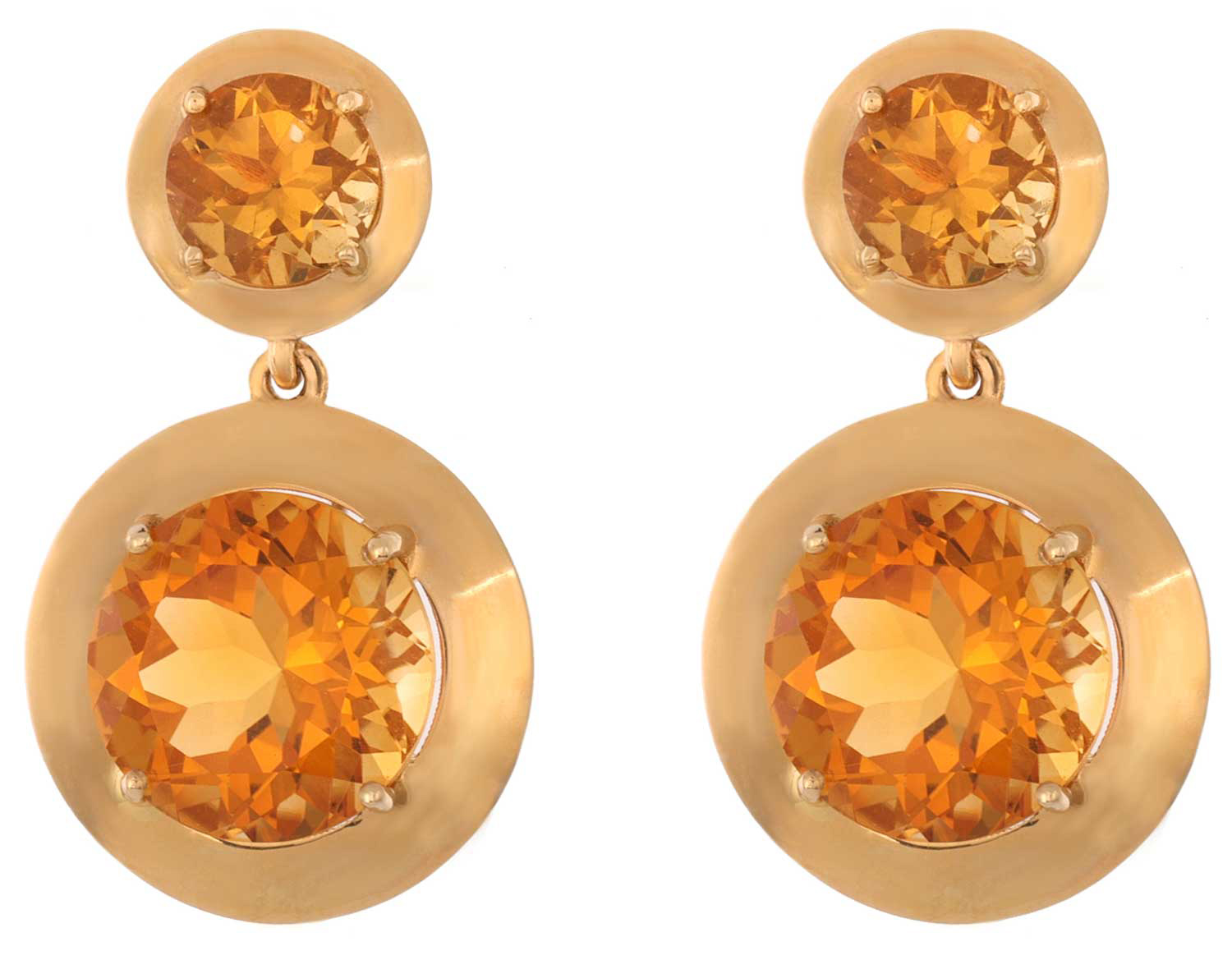 

Серьги из желтого золота с цитрином Leo Totti 2-00112-36126, 2-00112-36126