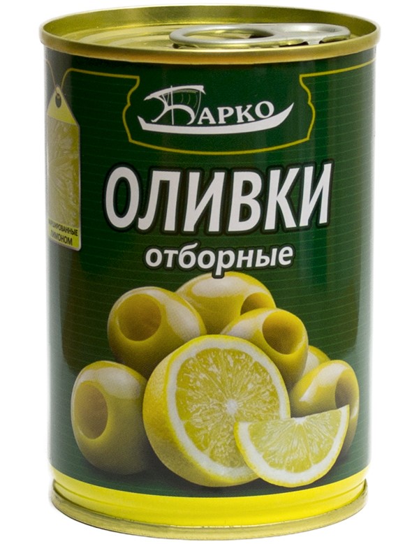 

Оливки Барко фаршированные лимоном 280 г