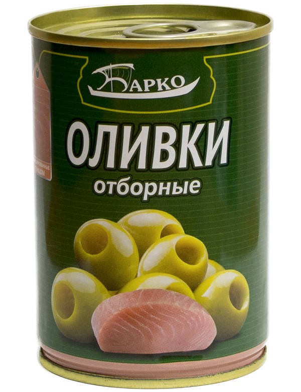 

Оливки Барко фаршированные тунцом 280 г