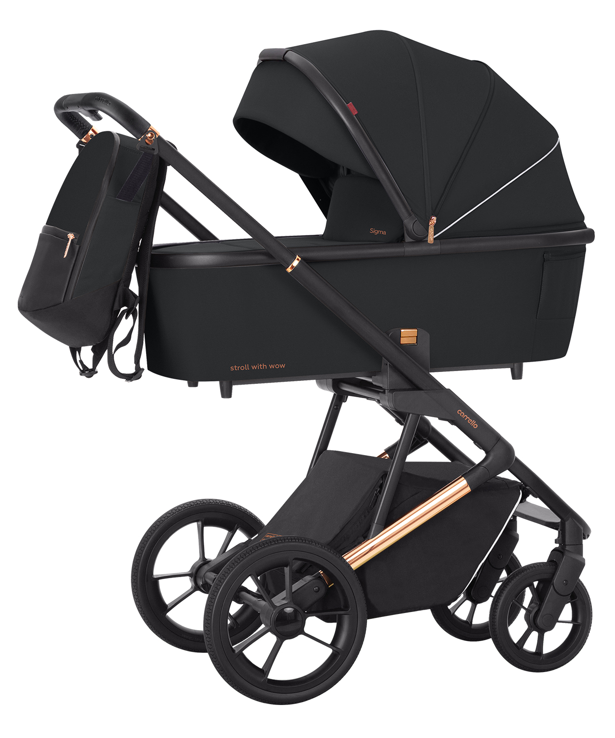 

Коляска 2в1 Carrello Sigma CRL-65092023, Obsidian Black, Sigma 2в1