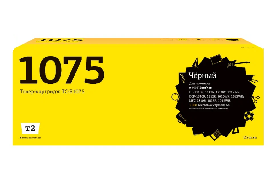

Картридж для лазерного принтера T2 (TC-B1075) черный, совместимый