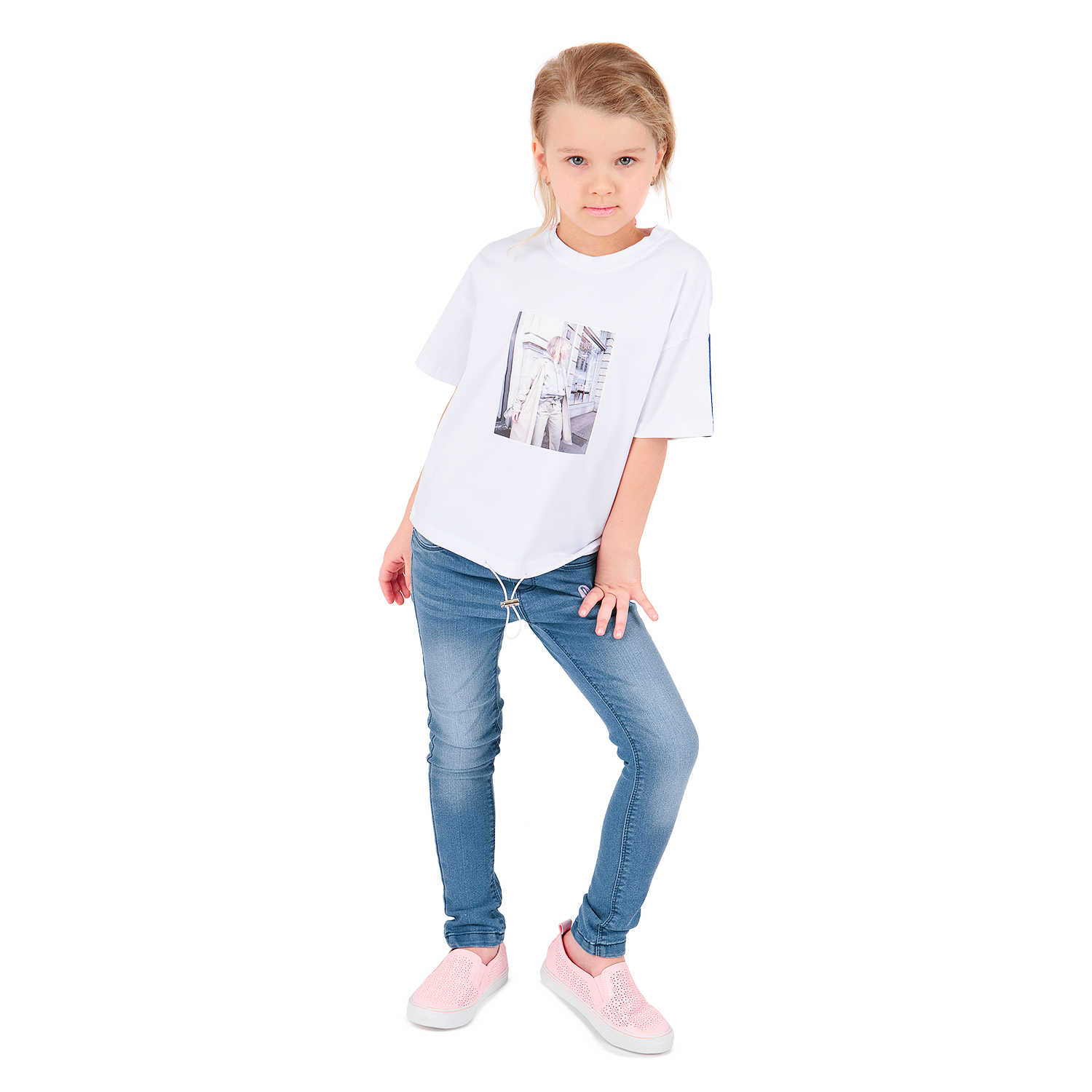 

Футболка Santa&Barbara белый р.146, GL001074022