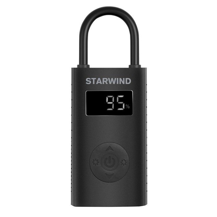 

Автомобильный компрессор Starwind CC-140 15л/мин шланг 0.18м, встроенный АКБ