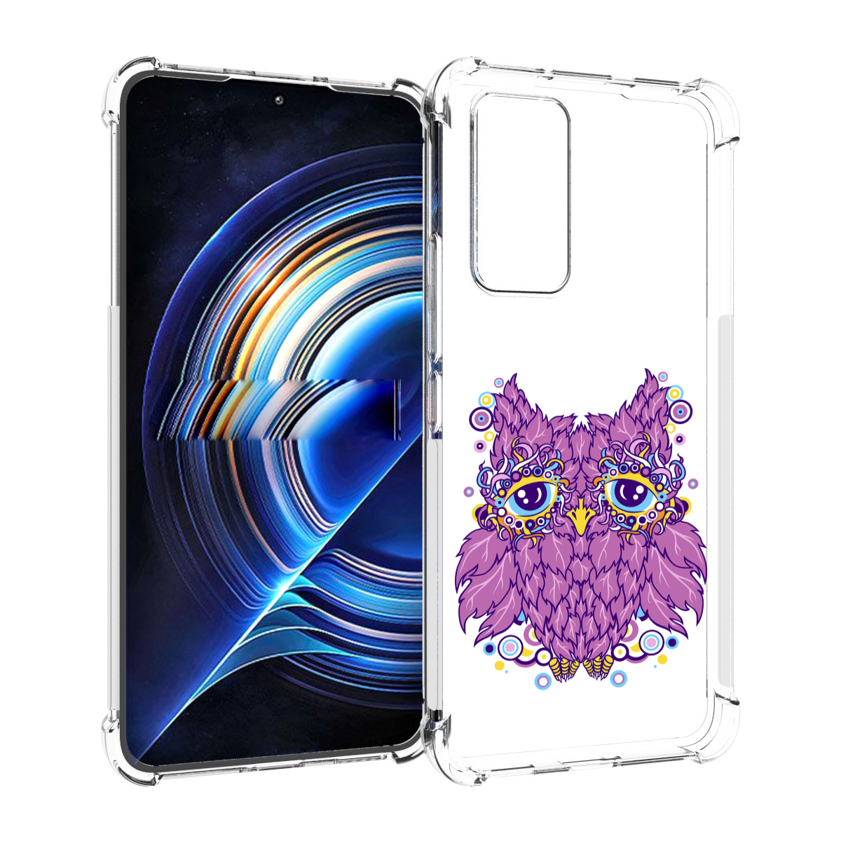 

Чехол MyPads Розовая сова для Tecno Camon 19 Neo, Прозрачный, Tocco