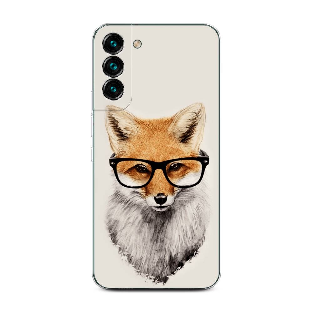 

Чехол Awog на Samsung Galaxy S22 + / Самсунг S22 + "Лиса в очках", Бежевый, 2103950-10