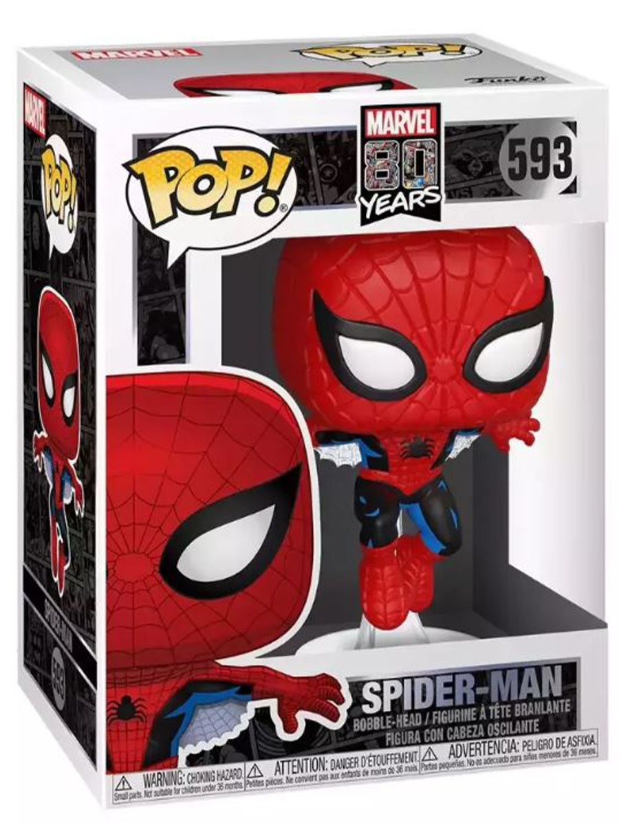 

Фигурка POP! Человек-паук первое появление Spider-Man №593 (11 см), POP! Человек-паук первое появление Spider-Man №593 (11 см)