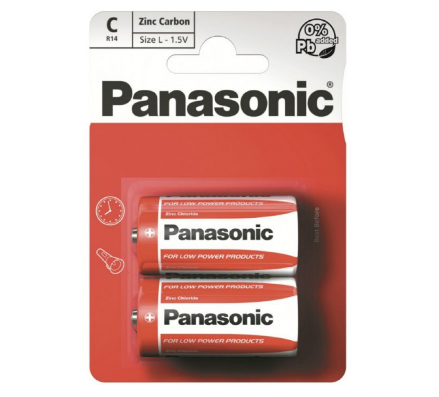 Батарейка Panasonic Zinc Carbon R14RZ 1 шт батарейка panasonic r03 aaa bl4 zinc carbon 1 5v 4 48 240