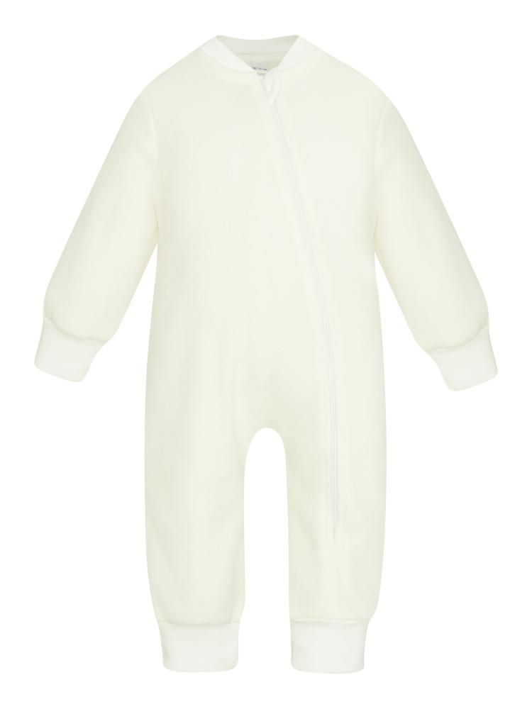 Комбинезон детский Olant baby сиберия флис ОС, белый, 74