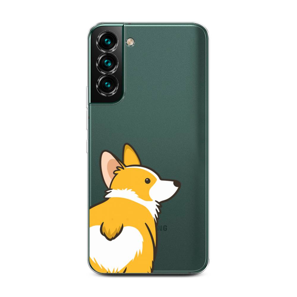 

Чехол Awog на Samsung Galaxy S22 + / Самсунг S22 + "Корги следуй за мной", Желтый;бежевый;белый, 2103950-2
