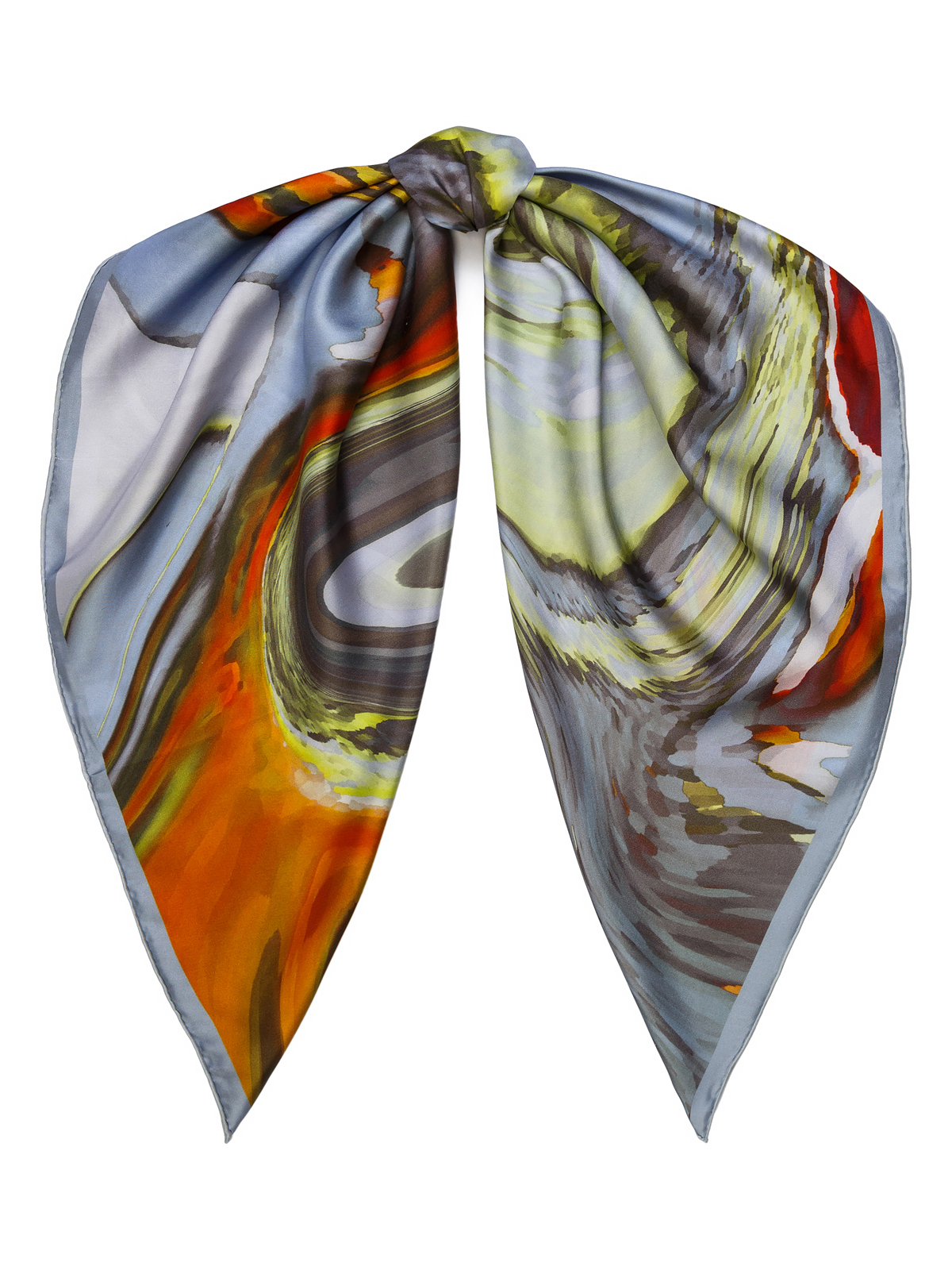 

Платок женский Eleganzza E04-8214 хаки, 90х90 см, E04-8214