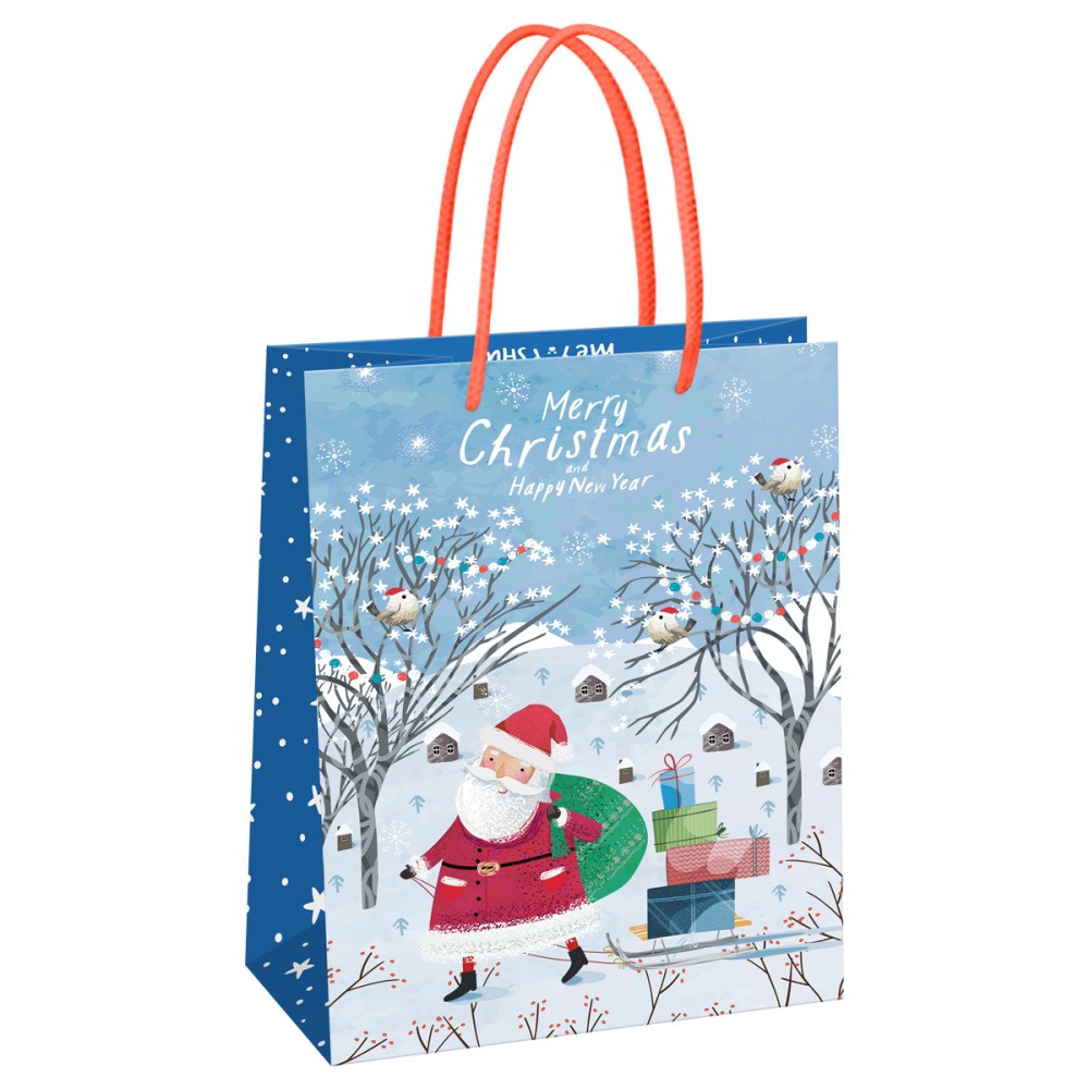 

Пакет 18 х 23 х 10 см Meshu Christmas mood, Голубой