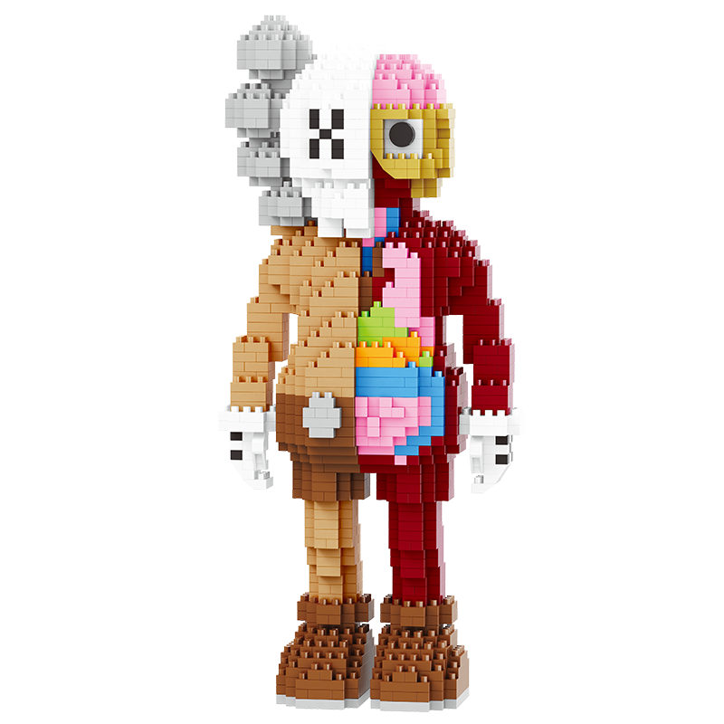 

Конструктор 3D из миниблоков Balody Kaws большая фигурка, 1315 дет BA16242, BA16242