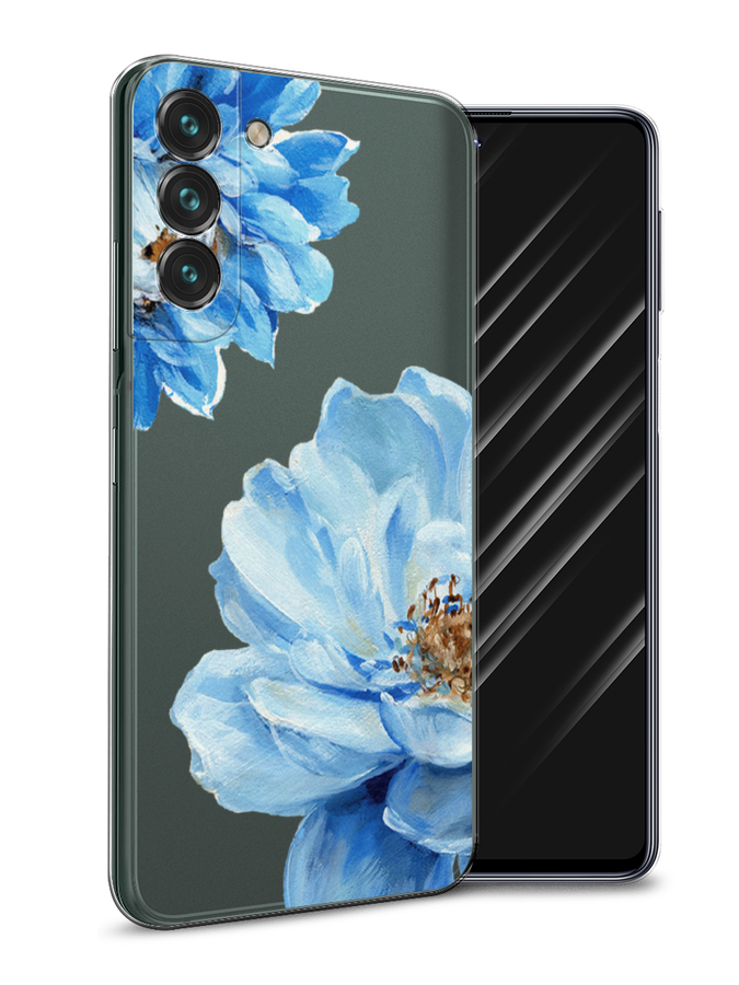 

Чехол Awog на Samsung Galaxy S22 + / Самсунг S22 + "Голубые клематисы", Голубой, 2103950-8