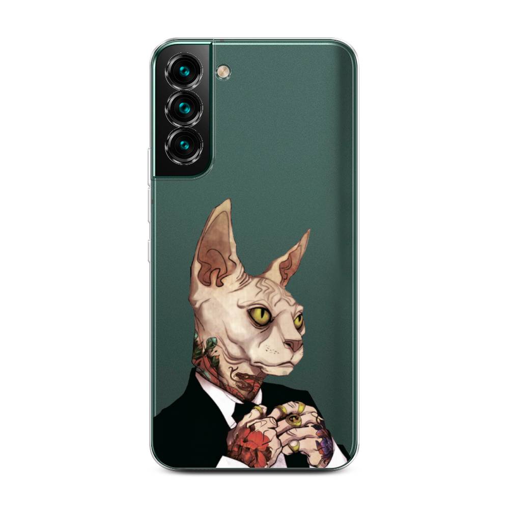 

Чехол Awog на Samsung Galaxy S22 + / Самсунг S22 + "Татуированный сфинкс", Бежевый;черный;красный, 2103950-7