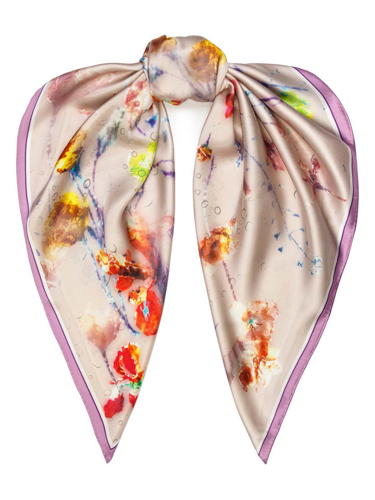 

Платок женский Eleganzza SS03-8208 розовый, 86х86 см, SS03-8208