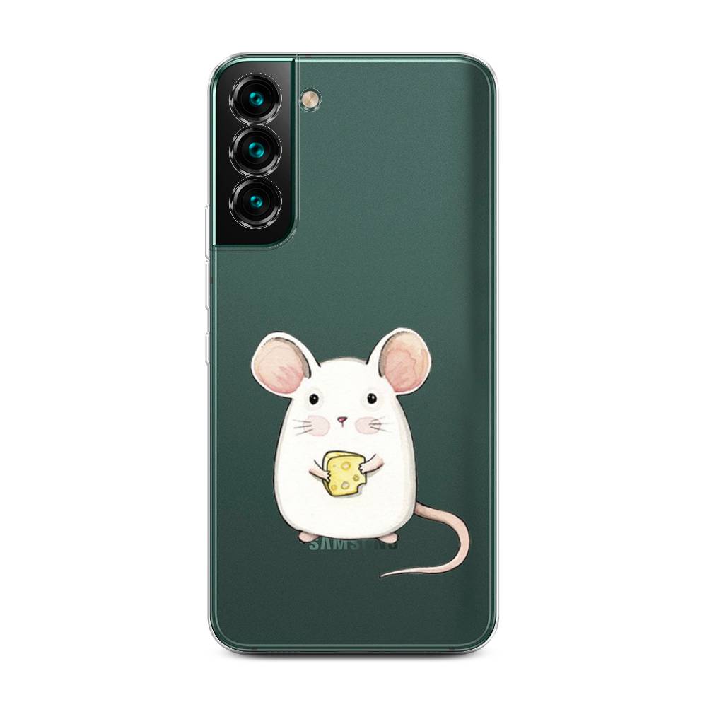 

Чехол Awog на Samsung Galaxy S22 + / Самсунг S22 + "Мышка", Белый;розовый;прозрачный, 2103950-1