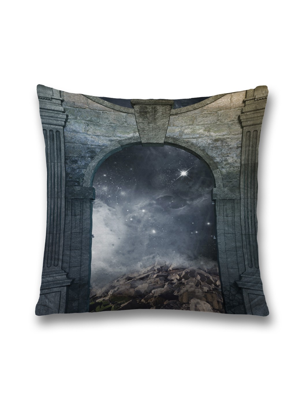 

Наволочка декоративная JoyArty "Арка в ночи" на молнии, 45x45 см
